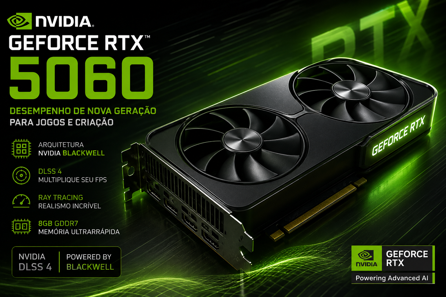 NVIDIA RTX 5060 8GB: Vale a Pena para Jogos?