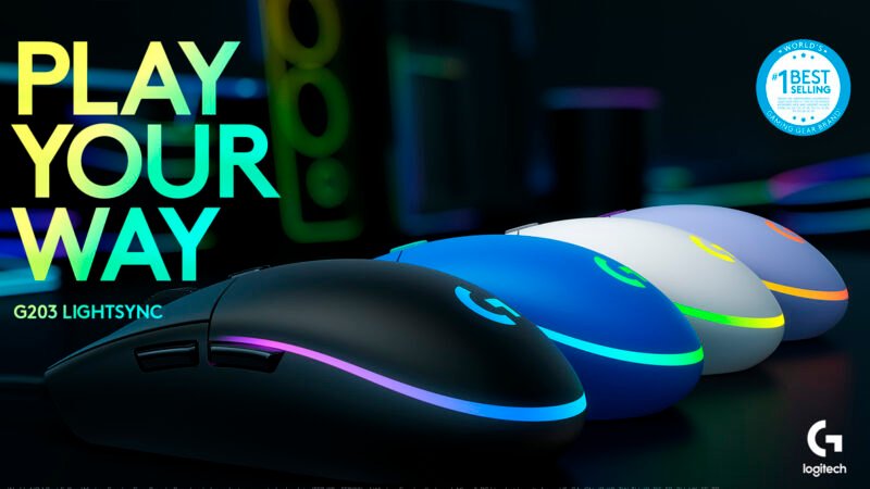 Mouse Gamer Logitech G203: Confiável, preciso e com excelente custo-benefício