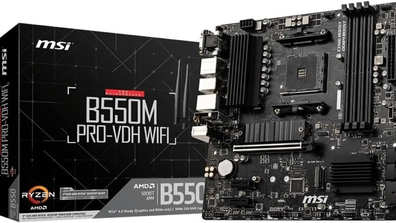 Placa-Mãe MSI B550M PRO-VDH WIFI: Custo-benefício imbatível