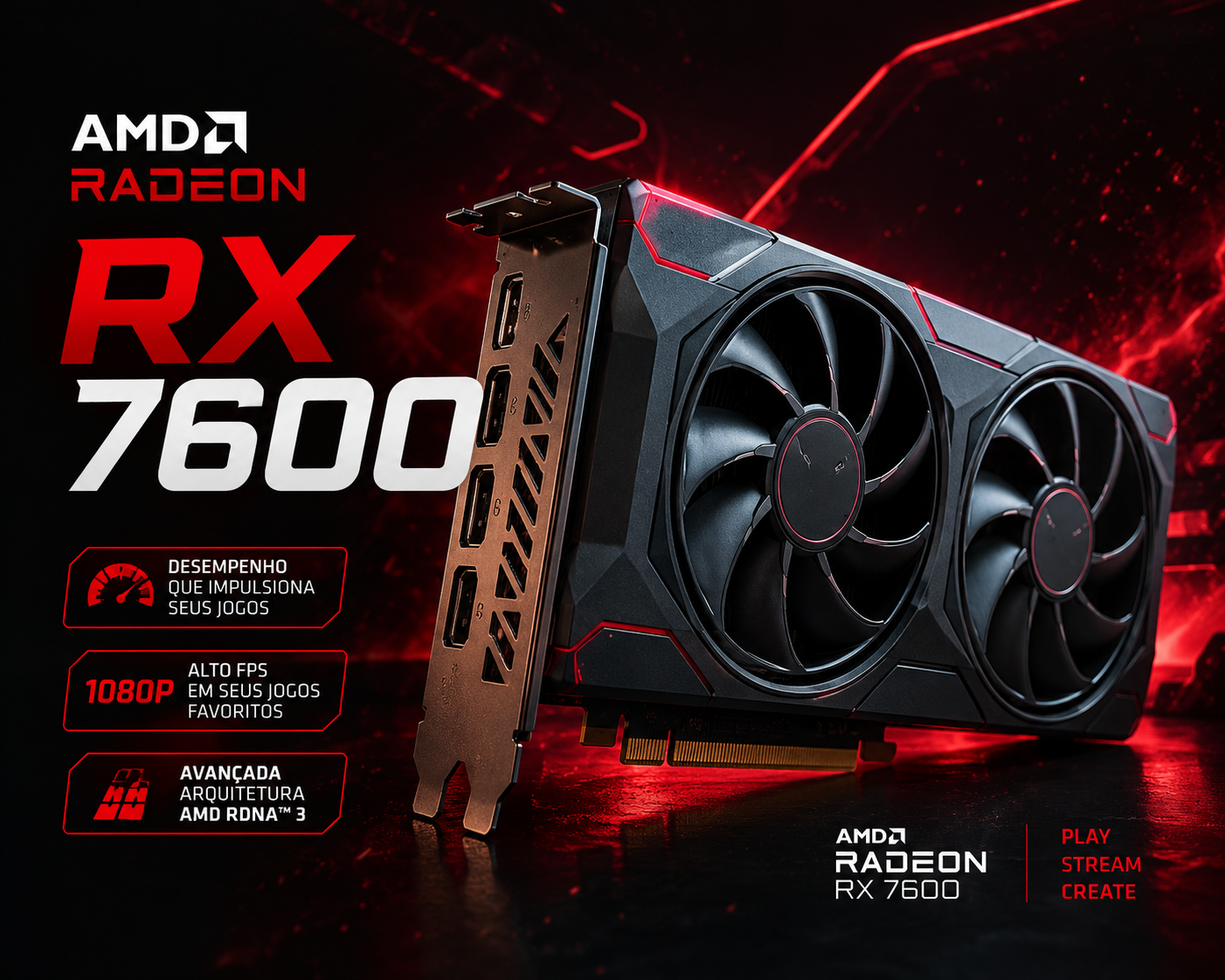 AMD Radeon RX 7600: Cresceu com o novo FSR