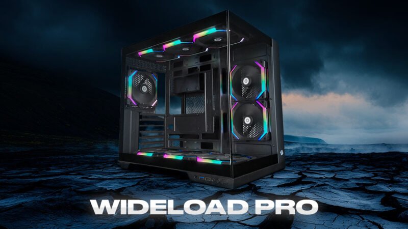 Gabinete Redragon Wideload Pro: Design moderno e acabamento de qualidade