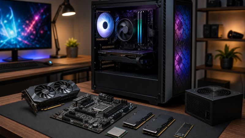 PC Gamer Barato em 2026: Como montar um Setup econômico sem abrir mão do desempenho
