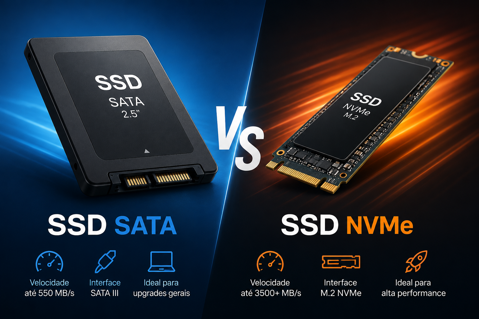 SSD SATA vs NVMe: Qual é o Melhor para Seu PC?