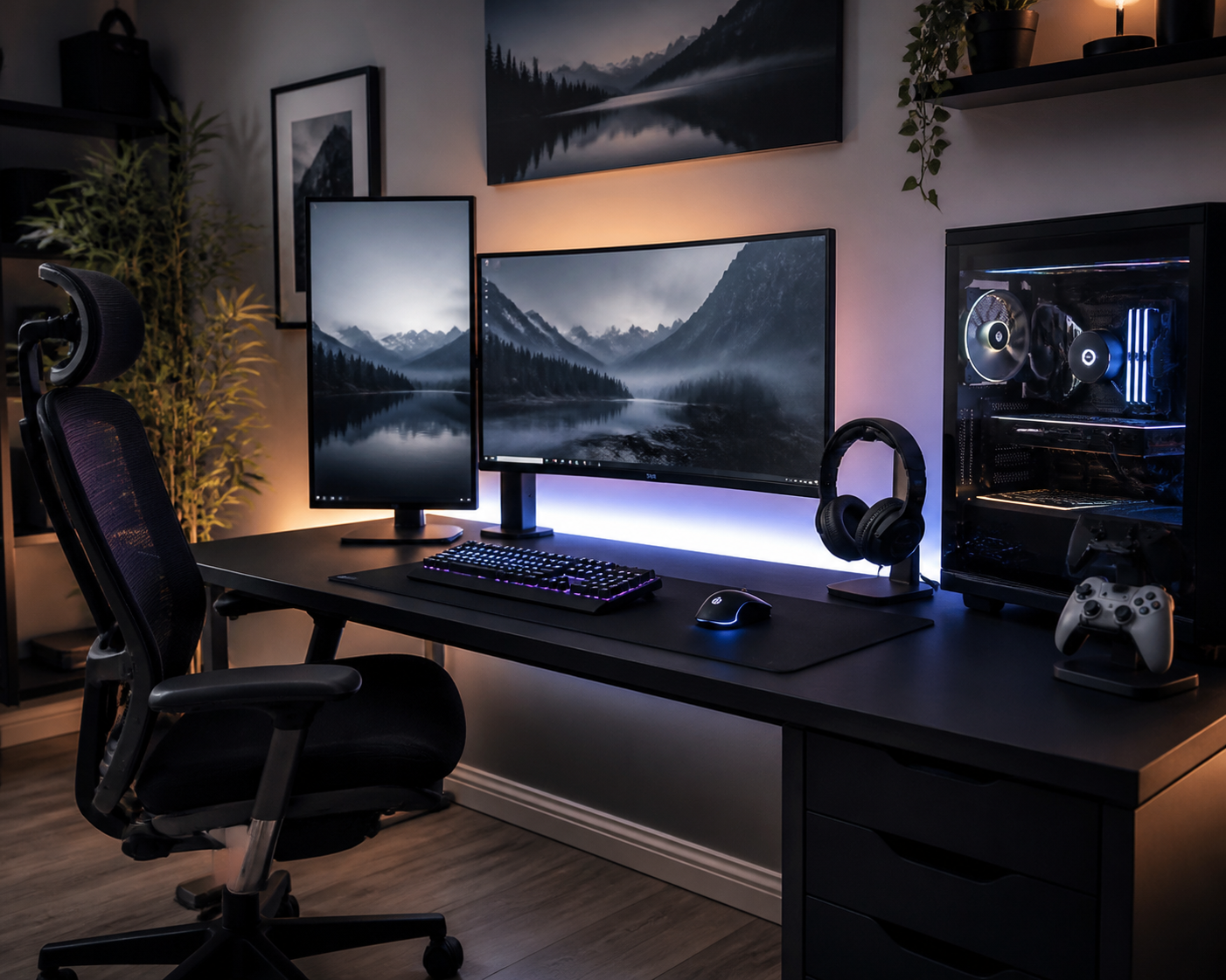 Setup Gamer: Como montar um espaço bonito, organizado e funcional